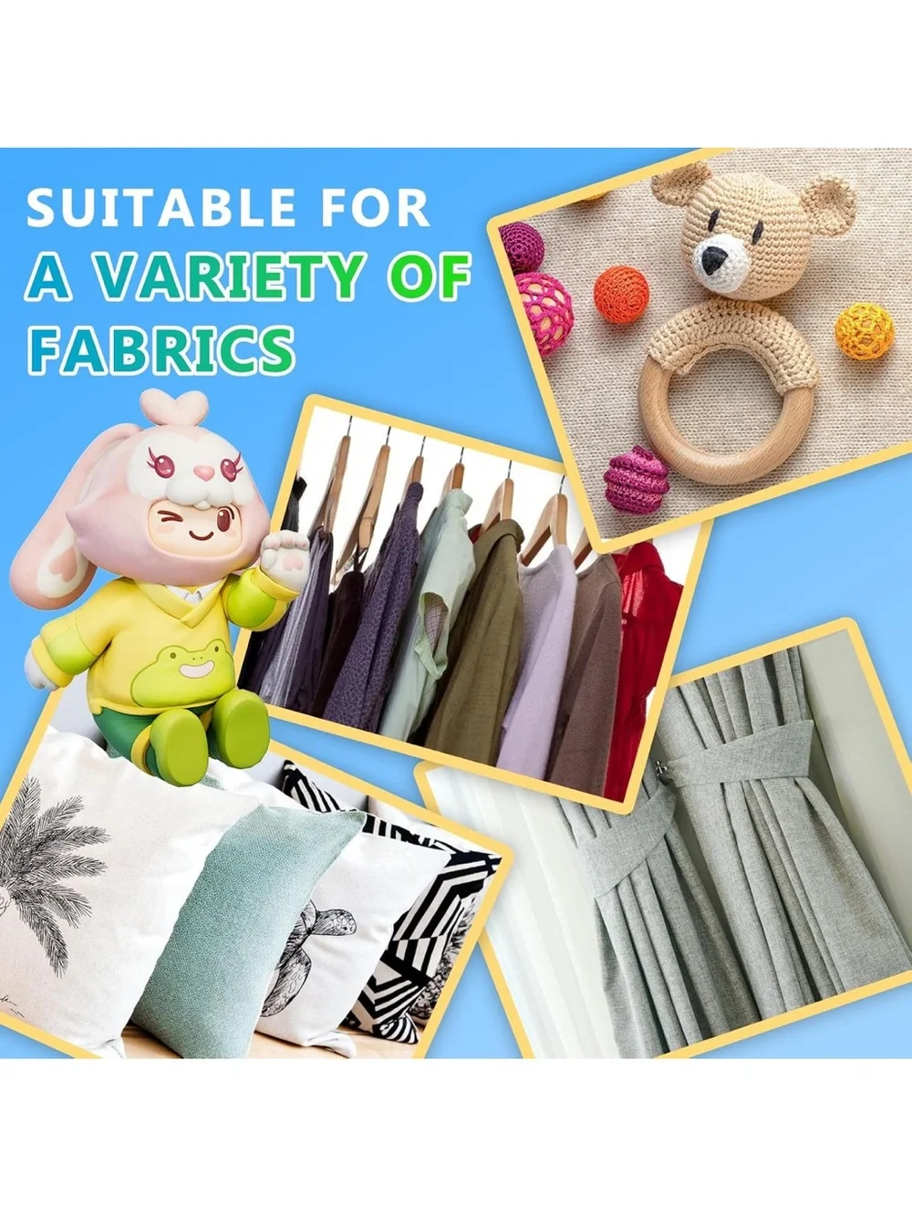 Portable Handheld Sewing Machine Kit Travel Quick Fix Sew Machine for Beginners